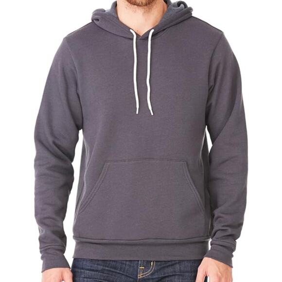 Bella + Canvas New Unisex Sponge Fleece Pullover Hoodie SZ 2XL 3719 M199 - Picture 2 of 6